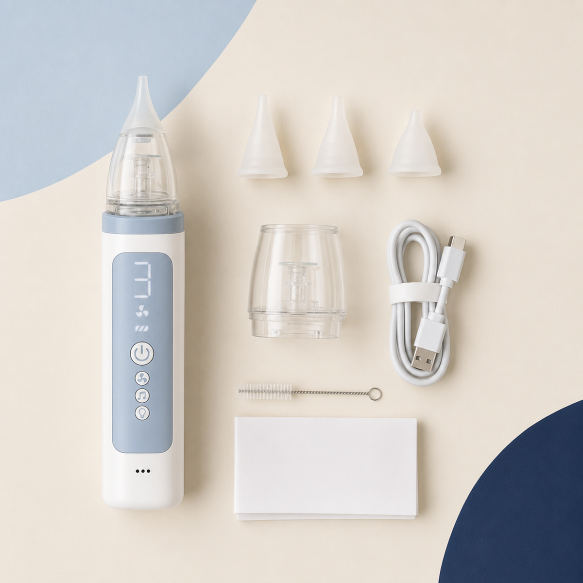 PureCanal electric nasal aspirator package contents